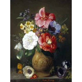 Marc Henry - Still Life of Camellias and Anemone