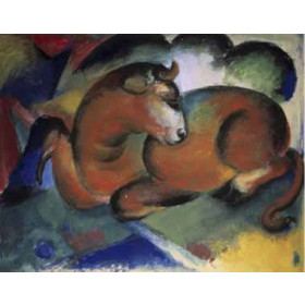 Marc, Franz - Red Bull, Aun Taureau Rouge