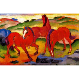 Marc, Franz - The Red Horses
