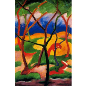 Marc, Franz - Weasels at Play