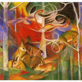 Marc, Franz (German) - Deer in the Forest