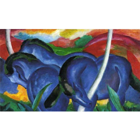 Marc, Franz (German) - The Large Blue Horses
