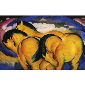 Marc, Franz (German) - The Little Yellow Horses