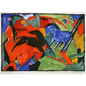 Marc, Franz (German) - Two Horses