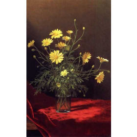 Martin Johnson Heade - Golden Marguerites