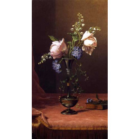 Martin Johnson Heade - Pink Roses