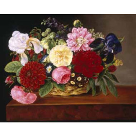 Mathias Grove - Rich Still Life of Flowers