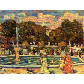 Maurice Prendergast - Luxembourg Gardens