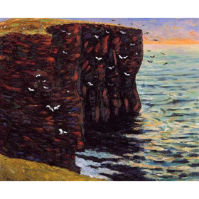 Maxime Maufra - The Black Cliffs at Thurso, Ecosse