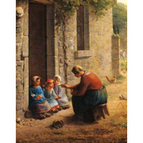 Millet, Jean-Francois - Feeding the Young