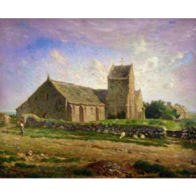 Millet, Jean-Francois - The Church at Greville