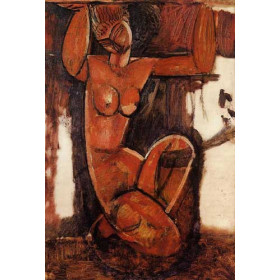 Modigliani, Amedeo - Caryatid