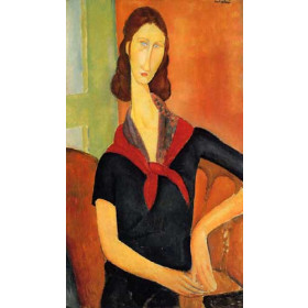 Modigliani, Amedeo - Jeanne Hebuterne in a Scarf