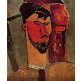 Modigliani, Amedeo - Portrait of Henri Laurens