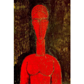 Modigliani, Amedeo - Red Bust