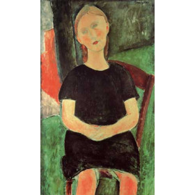 Modigliani, Amedeo - Seated Young Woman