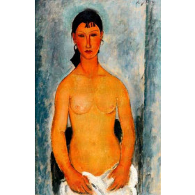 Modigliani, Amedeo - Stand Naked - Elvira