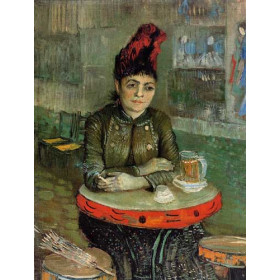 Monet, Claude - Agostina Sagatori Sitting in the Cafe du Tambourin