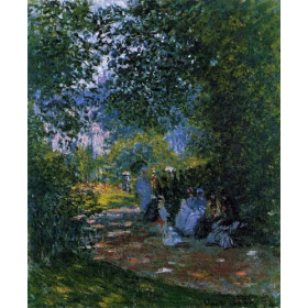 Monet, Claude - At the Parc Monceau