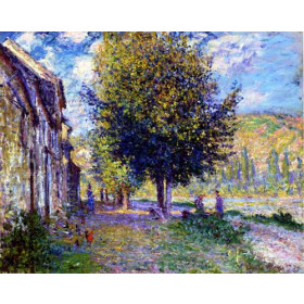 Monet, Claude - Banks of the Seine at Lavacourt