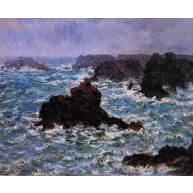 Monet, Claude - Belle-Ile, Rain Effect