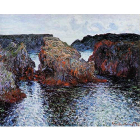 Monet, Claude - Belle-Ile, Rocks at Port-Goulphar