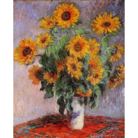 Monet, Claude - Bouquet of Sunflowers