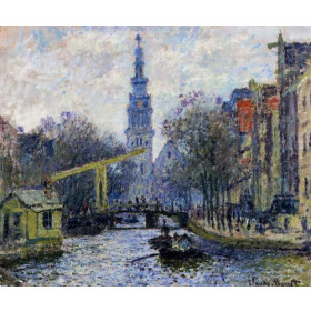 Monet, Claude - Canal in Amsterdam