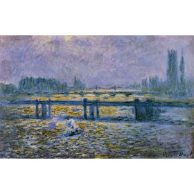 Monet, Claude - Charing Cross Bridge, Reflections on the Thames