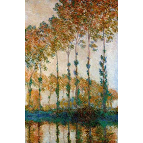 Monet, Claude - Poplars on the Banks of the River Epte in Autumn