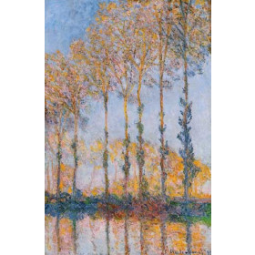 Monet, Claude - Poplars, White and Yellow Effect