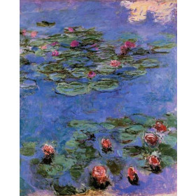 Monet, Claude - Red Water-Lilies