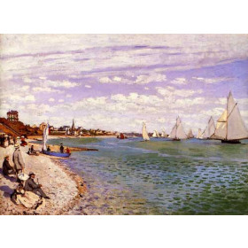 Monet, Claude - Regatta at Sainte-Adresse