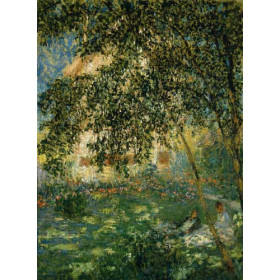 Monet, Claude - Relaxing in the Garden, Argenteuil