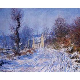 Monet, Claude - Road to Giverny in Winter