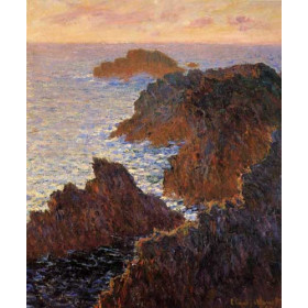Monet, Claude - Rocks at Belle-Ile, Port-Domois