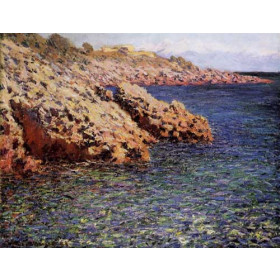 Monet, Claude - Rocks on the Mediterranean Coast