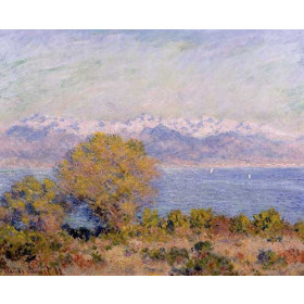 Monet, Claude - The Alps Seen from Cap dAntibes