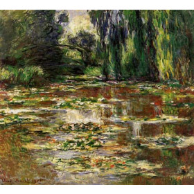 Monet, Claude - The Bridge over the Water-Lily Pond