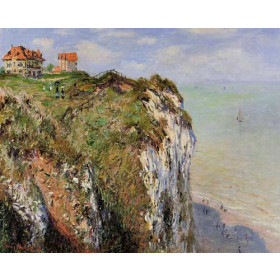 Monet, Claude - The Cliff at Dieppe