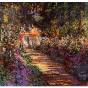 Monet, Claude - The Flowered Garden