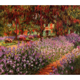 Monet, Claude - The Garden (also known as Irises)