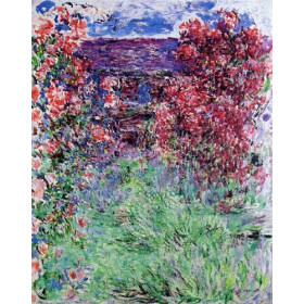 Monet, Claude - The House among the Roses