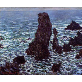 Monet, Claude - The Pyramids of Port Coton, Belle-Ile-en-Mer