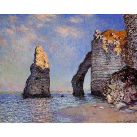 Monet, Claude - The Rock Needle and the Porte dAval