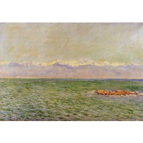 Monet, Claude - The Sea and the Alps