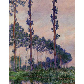 Monet, Claude - Three Trees in Grey Weather