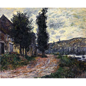 Monet, Claude - Tow Path at Lavacourt