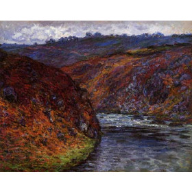 Monet, Claude - Valley of the Creuse, Grey Day