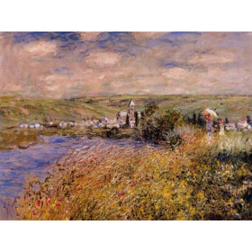 Monet, Claude - Vetheuil Seen from Ile Saint Martin